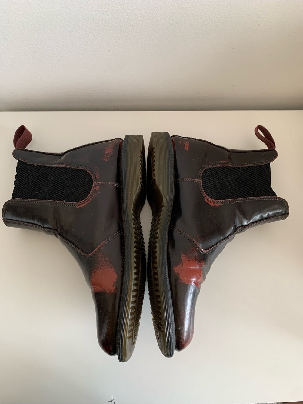 Dr Marten cherry red Chelsea boot - Picture 6 of 14